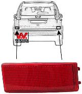 VAN WEZEL 1862940 -  Отражатель